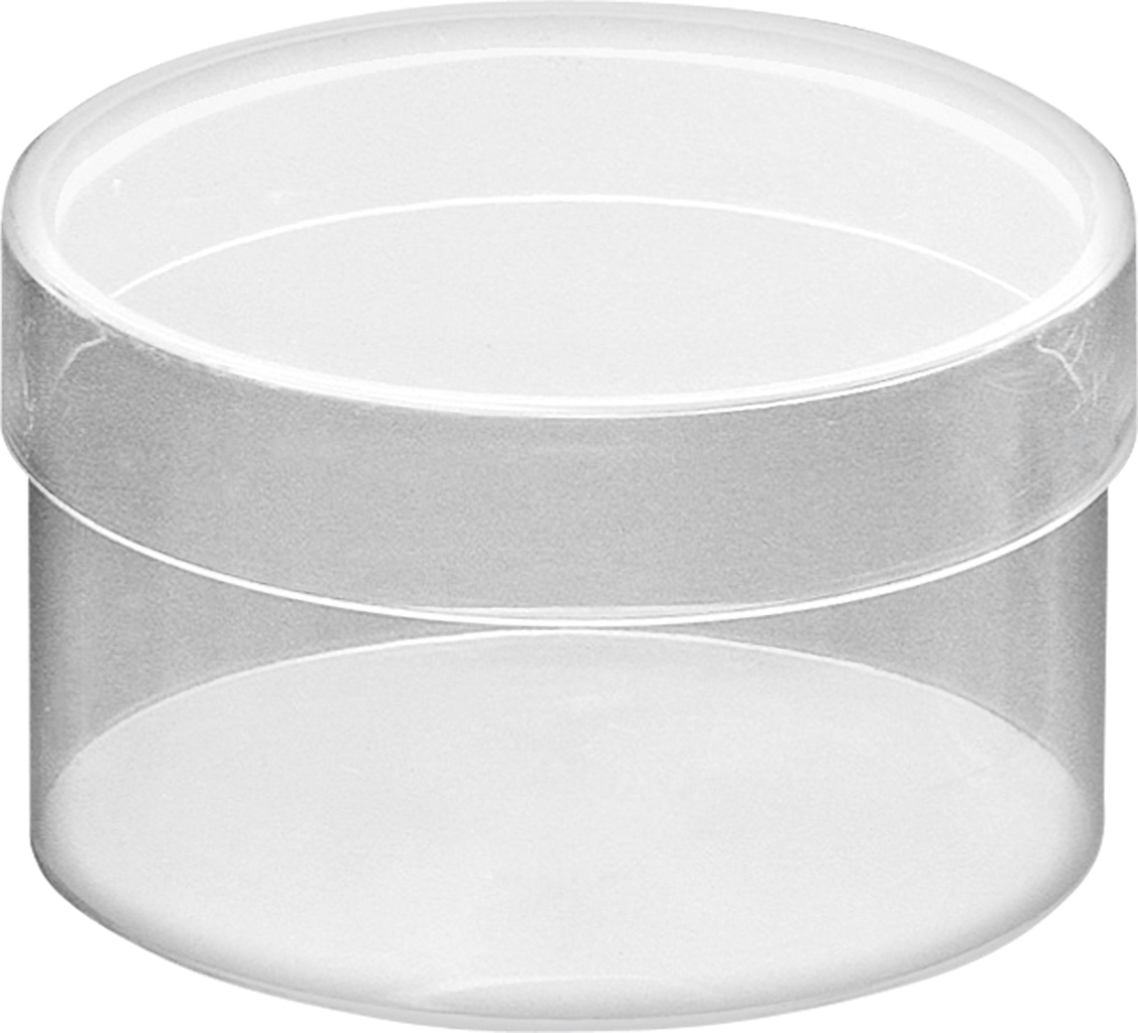 Acryl doos hoogte 5cm ø 8,5cm rond